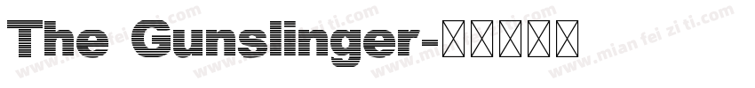 The Gunslinger字体转换